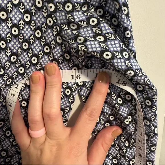 Boden Blue Printed Sexy Cotton Mini Dress XSP - Picture 8 of 10